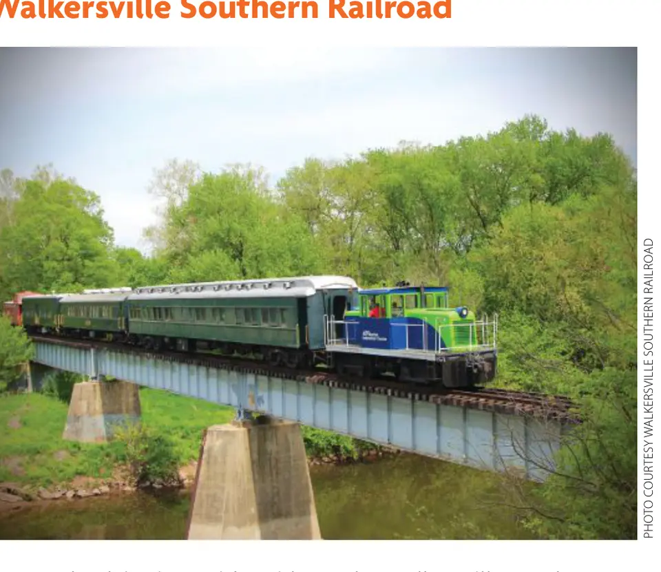 PHOTO COURTESY WALKERSVILLE SOUTHERN RAILROAD